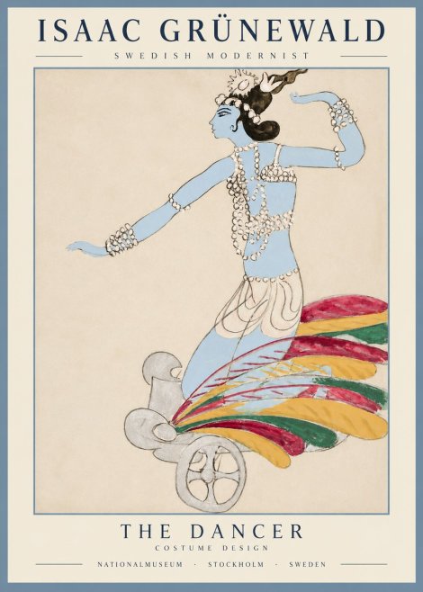 Isaac Grünewald Dancer on a Chariot No5 - Plakat