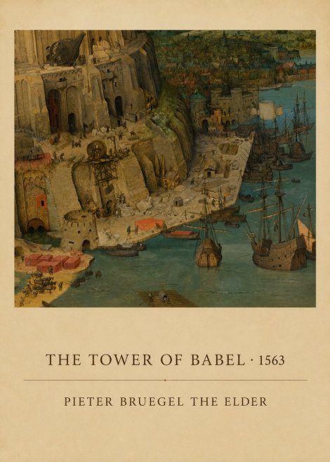 Pieter Bruegel The Tower of Babel VI No6 - Plakat