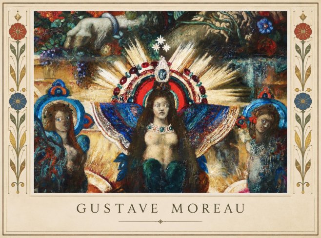 Gustave Moreau L'apparition I No1 - Plakat