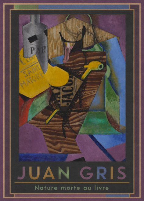 Juan Gris Nature Morte Au Livre No1 - Plakat