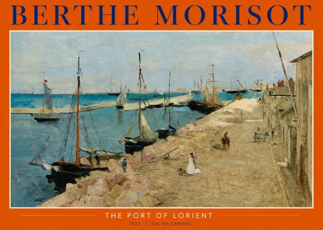 Berthe Morisot The Port of Lorient No2 - Plakat