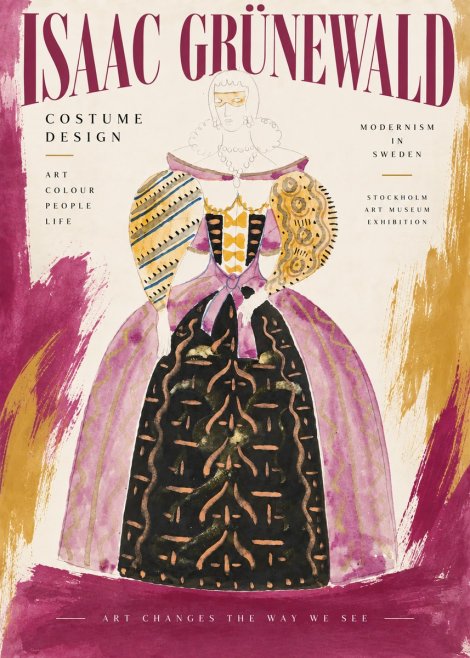 Isaac Grünewald Costume Design V No5 - Plakat