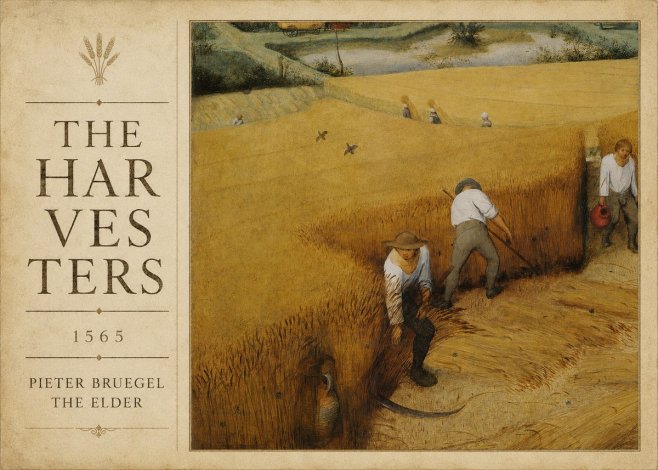 Pieter Bruegel The Harvesters IV No2 - Plakat