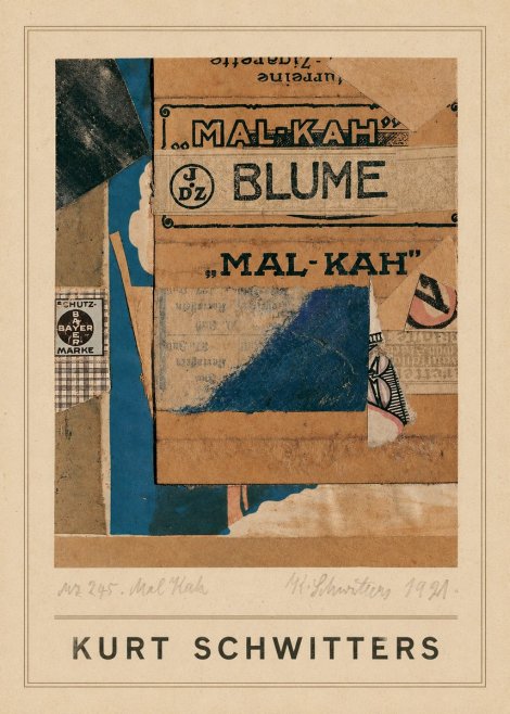 Kurt Schwitters Mal Kah No4 - Plakat
