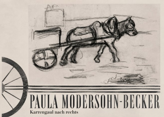 Paula Modersohn-Becker Karrengaul Nach Rechts No6 - Plakat