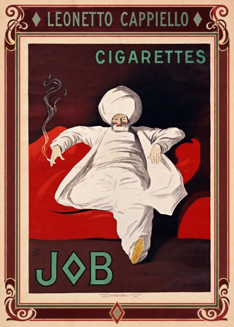 Leonetto Cappiello Job Cigarettes No1 - Plakat