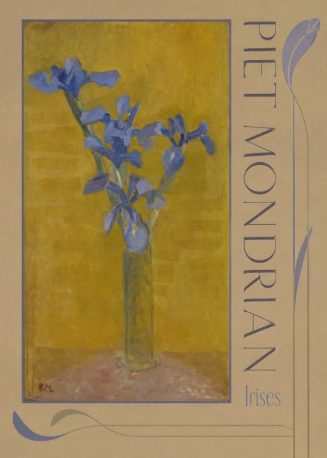 Piet Mondrian Irises No5 - Plakat