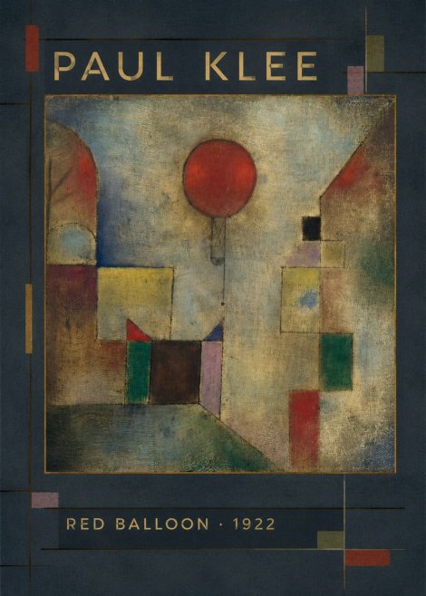 Paul Klee Red Balloon No6 - Plakat