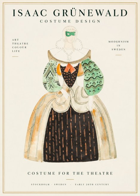 Isaac Grünewald Costume for the Theatre No1 - Plakat