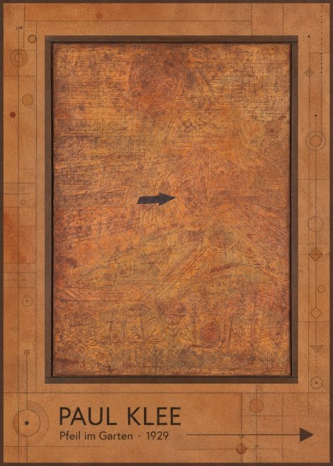 Paul Klee Pfeil Im Garten No1 - Plakat