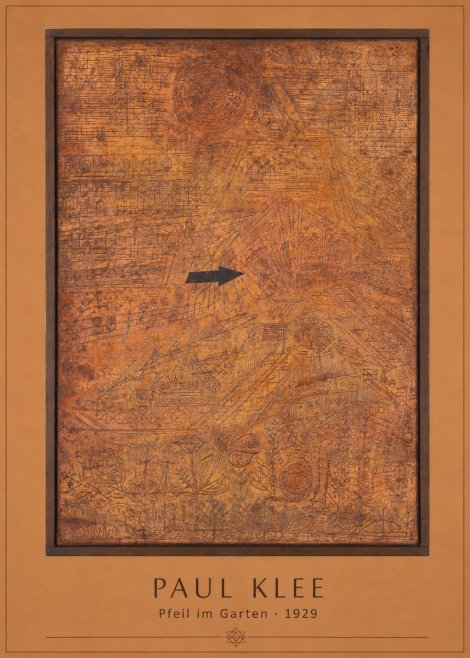 Paul Klee Pfeil Im Garten No3 - Plakat