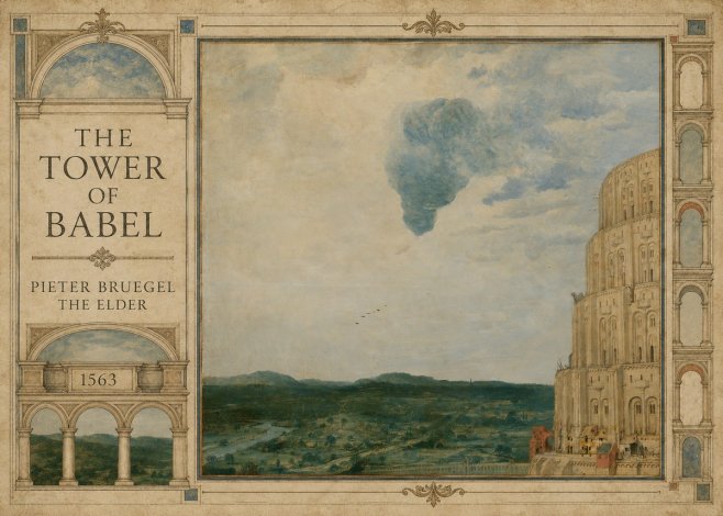 Pieter Bruegel The Tower of Babel VIII No2 - Plakat