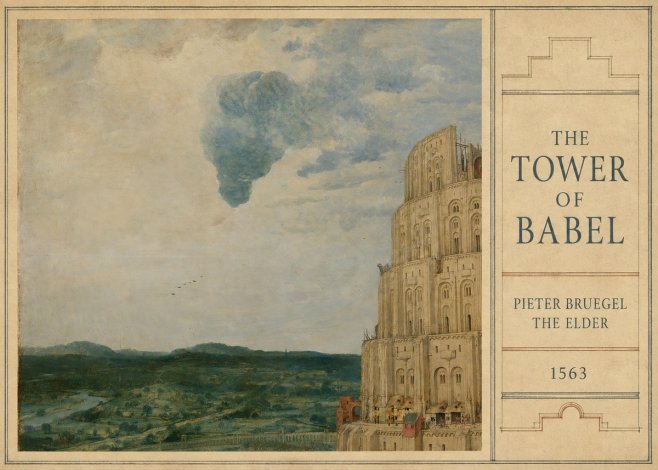 Pieter Bruegel The Tower of Babel VIII No3 - Plakat