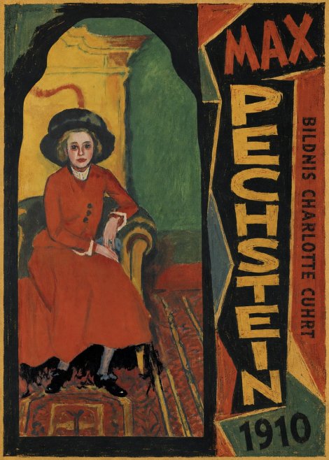 Max Pechstein Bildnis Charlotte Cuhrt No2 - Plakat