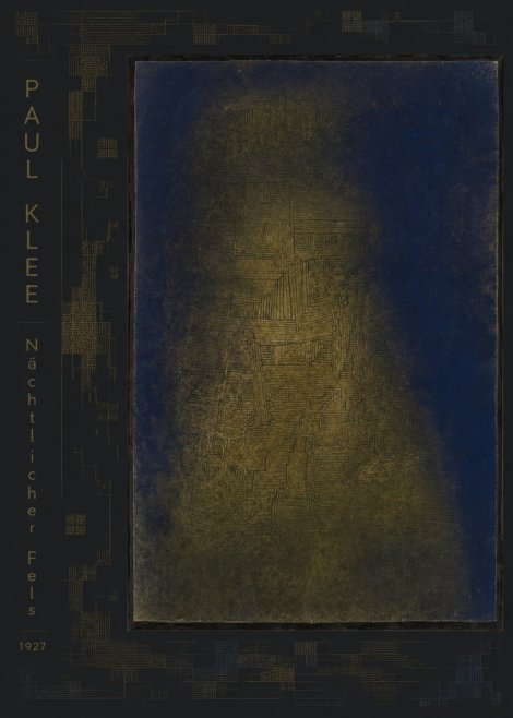 Paul Klee Nächtlicher Fels No4 - Plakat