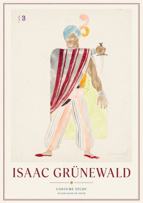 Isaac Grünewald Costume Study III No1 - Plakat