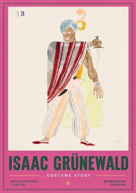 Isaac Grünewald Costume Study III No3 - Plakat