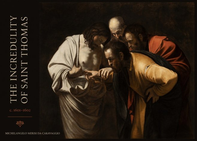 Michelangelo Merisi da Caravaggio The Incredulity of Saint Thomas III No4 - Plakat