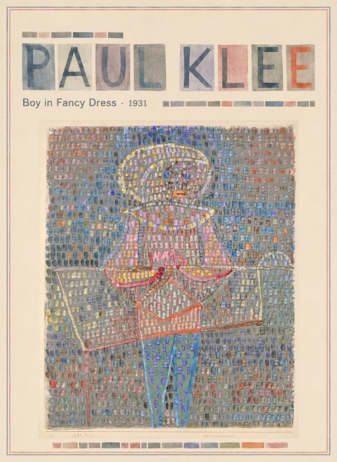 Paul Klee Boy in Fancy Dress No3 - Plakat