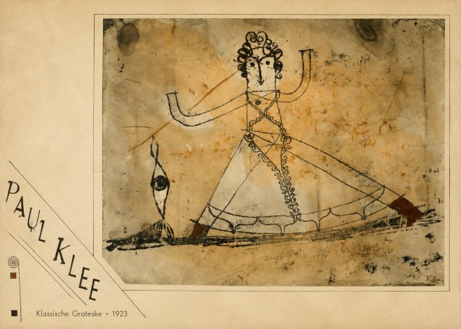 Paul Klee Klassische Groteske No3 - Plakat
