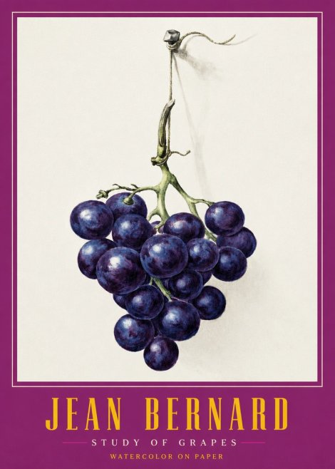 Jean Bernard Grapes No3 - Plakat