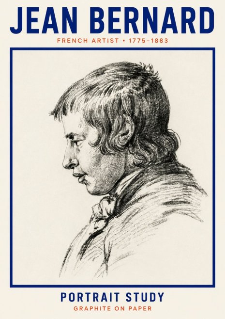 Jean Bernard Portrait Study III No2 - Plakat