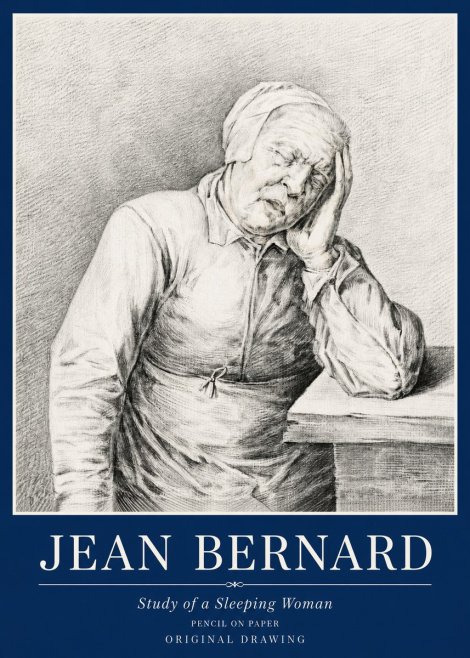 Jean Bernard Resting No6 - Plakat