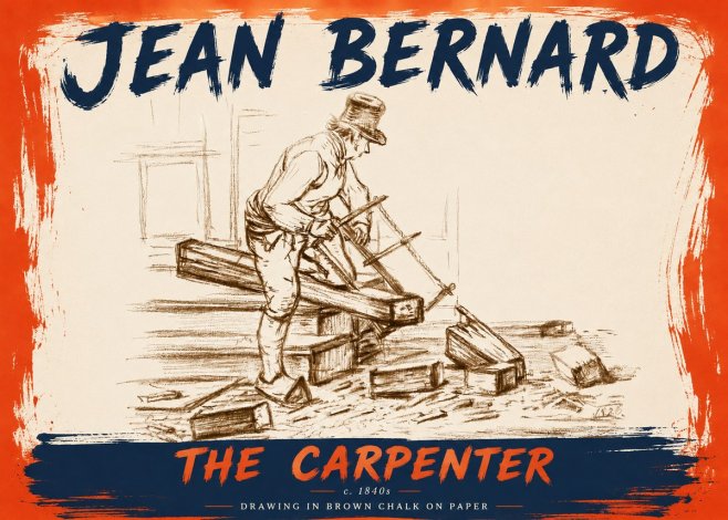 Jean Bernard The Carpenter No6 - Plakat