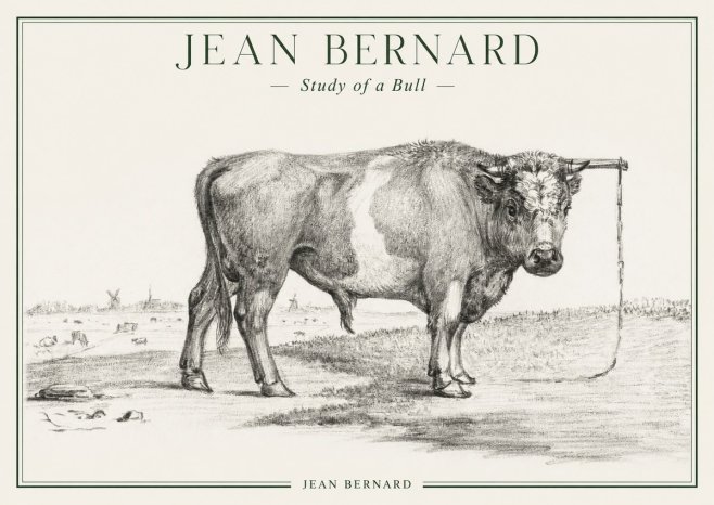 Jean Bernard Study of a Bull III No1 - Plakat