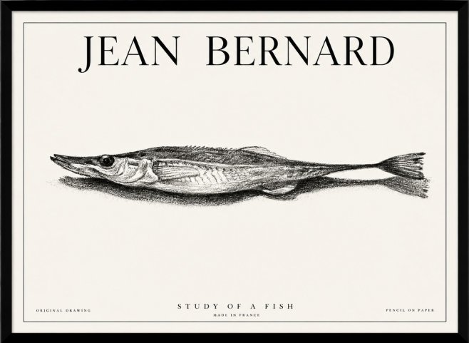 Jean Bernard Needlefish No6 - Plakat