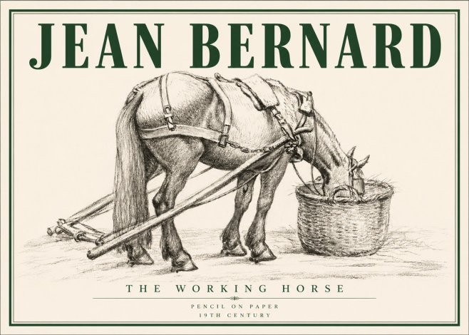 Jean Bernard The Working Horse No3 - Plakat