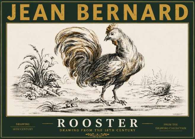Jean Bernard Rooster No5 - Plakat