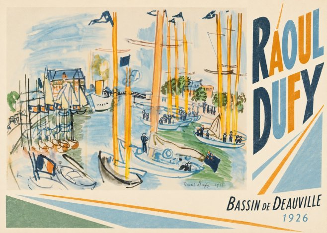 Raoul Dufy Bassin De Deauville No4 - Plakat