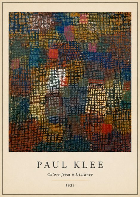 Paul Klee Colors from a Distance No4 - Plakat
