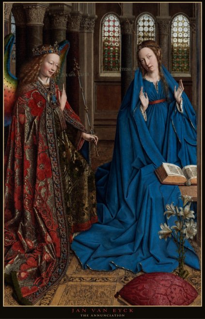 Jan van Eyck The Annunciation I No6 - Plakat