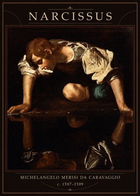 Michelangelo Merisi da Caravaggio Narcissus I No1 - Plakat