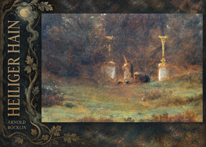 Arnold Böcklin Heiliger Hain No6 - Plakat