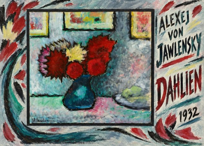 Alexej von Jawlensky Dahlien No6 - Plakat