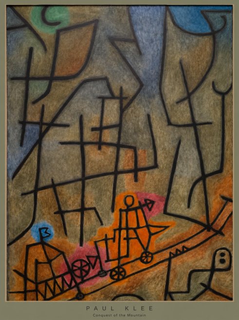 Paul Klee Conquest of the Mountain I No6 - Plakat
