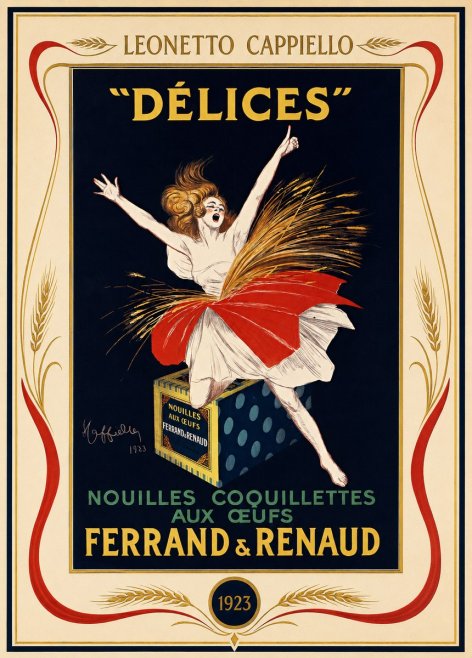 Leonetto Cappiello Délices I No1 - Plakat