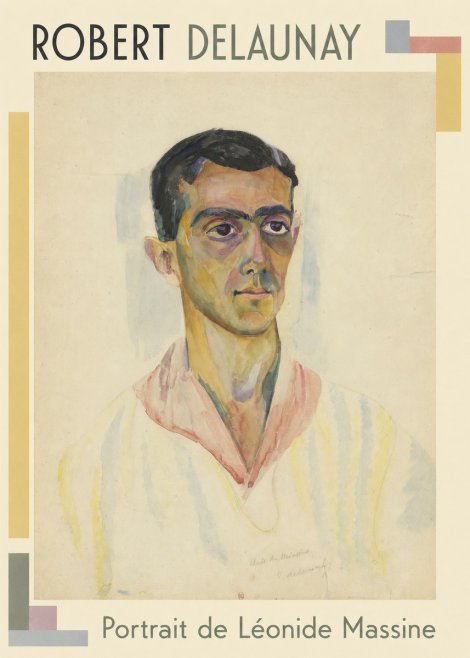 Robert Delaunay Portrait De Léonide Massine No1 - Plakat