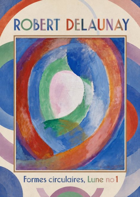 Robert Delaunay Formes Circulaires, Lune No 1 No1 - Plakat
