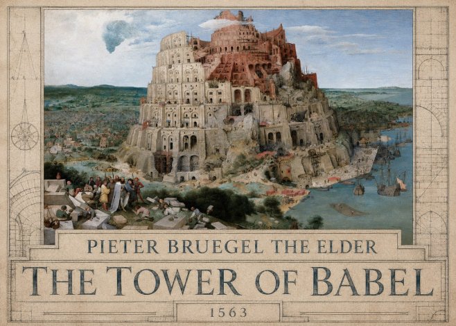 Pieter Bruegel The Tower of Babel IX No3 - Plakat