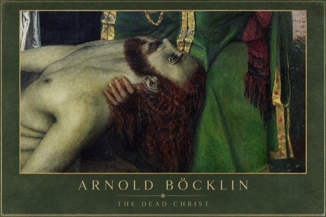 Arnold Böcklin The Dead Christ No1 - Plakat