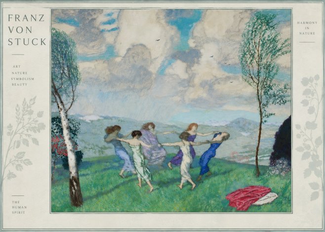Franz von Stuck Spring Dance No5 - Plakat