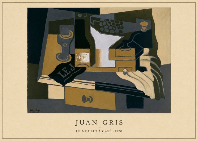 Juan Gris Le Moulin À Café No3 - Plakat