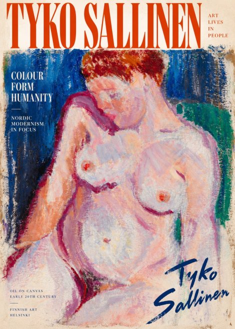 Tyko Sallinen Seated Nude No2 - Plakat