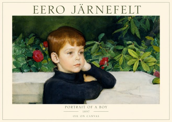 Eero Järnefelt Portrait of a Boy No1 - Plakat