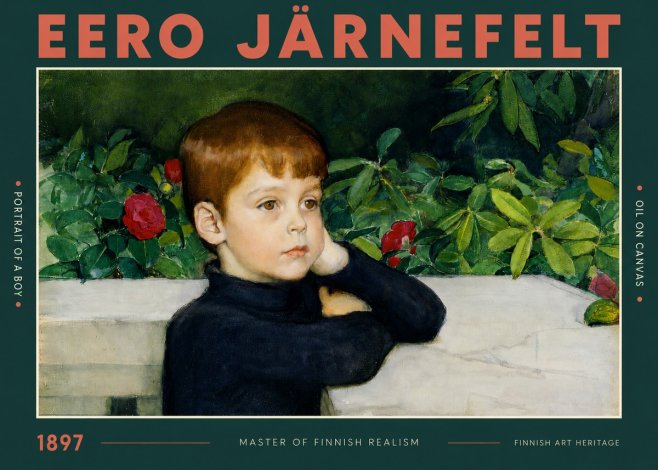Eero Järnefelt Portrait of a Boy No2 - Plakat