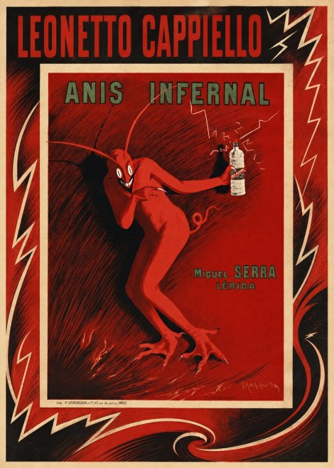 Leonetto Cappiello Anis Infernal II No3 - Plakat
